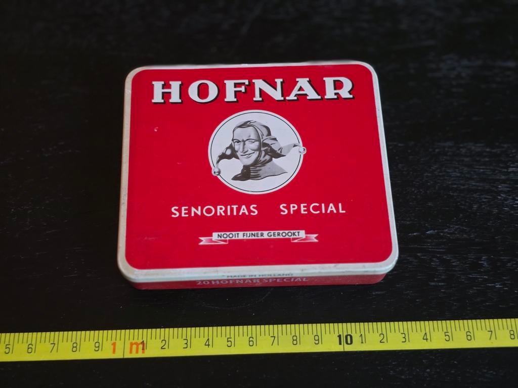 Vintage Hofnar Senoritas Special Sigaren Blikje, Verzamelen, Ophalen of Verzenden