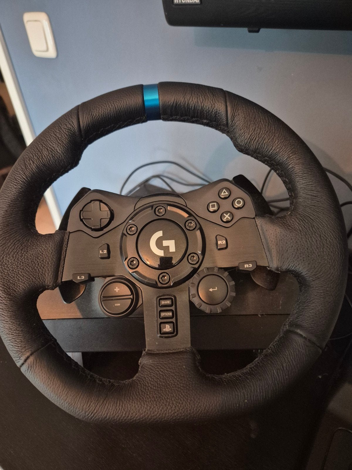 Logitech G923 Racestuur met Pedalen voor PS4/PC, Spelcomputers en Games, Ophalen, Racestuur, Force feedback, PlayStation