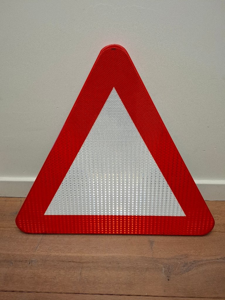 Verkeersbord RVV B06 - Verleen Voorrang - Aluminium - NIEUW, Verzenden, Nieuw, Reclamebord