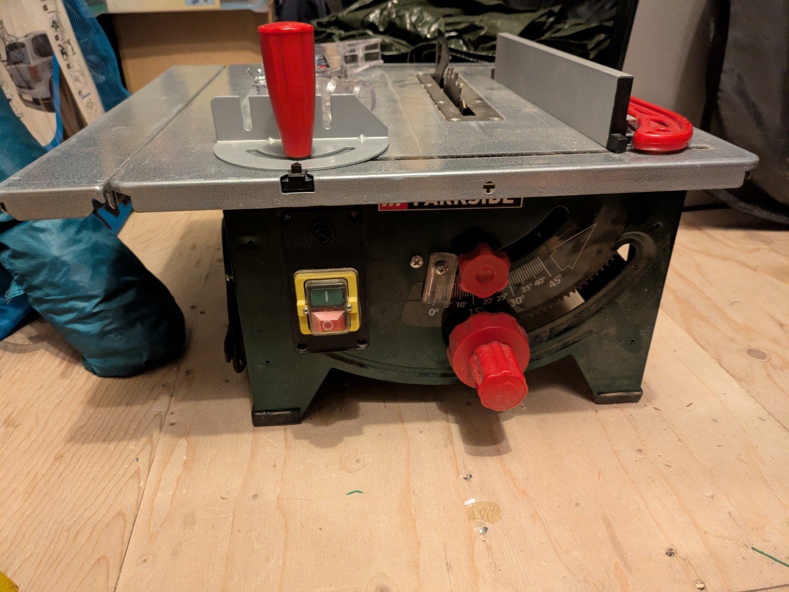 Parkside PMTS 210 A1 Mobiele Tafelcirkelzaag, Ophalen, Gebruikt, Cirkelzaag, Parkside