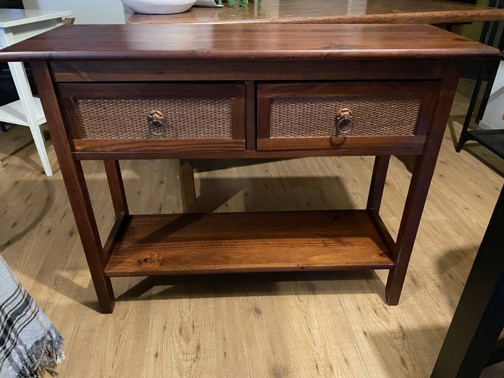 bijzettafel 100x35x76, Ophalen, Minder dan 55 cm, Gebruikt, 60 cm of meer