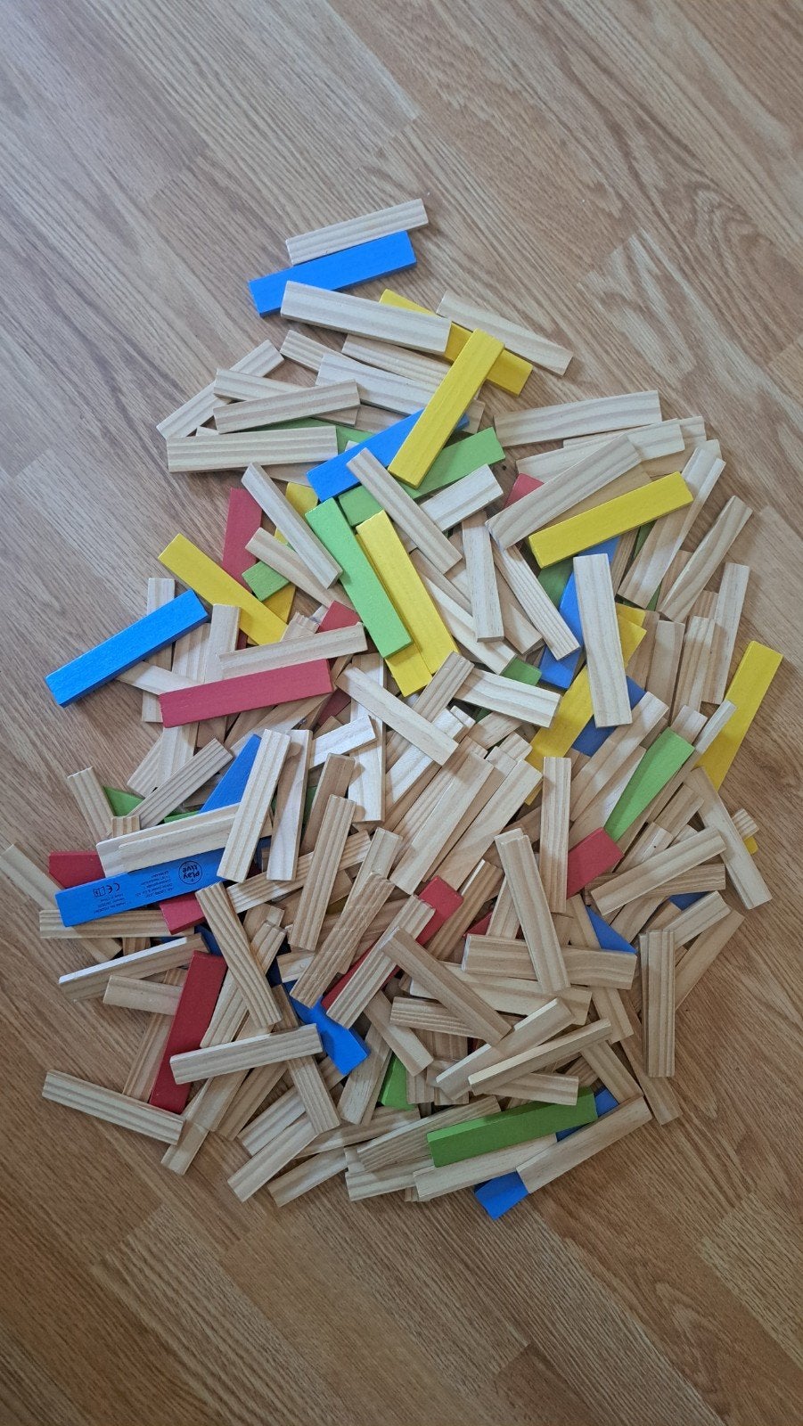 Houten bouwstenen (namaak Kapla), Ophalen of Verzenden, Zo goed als nieuw, Overige merken