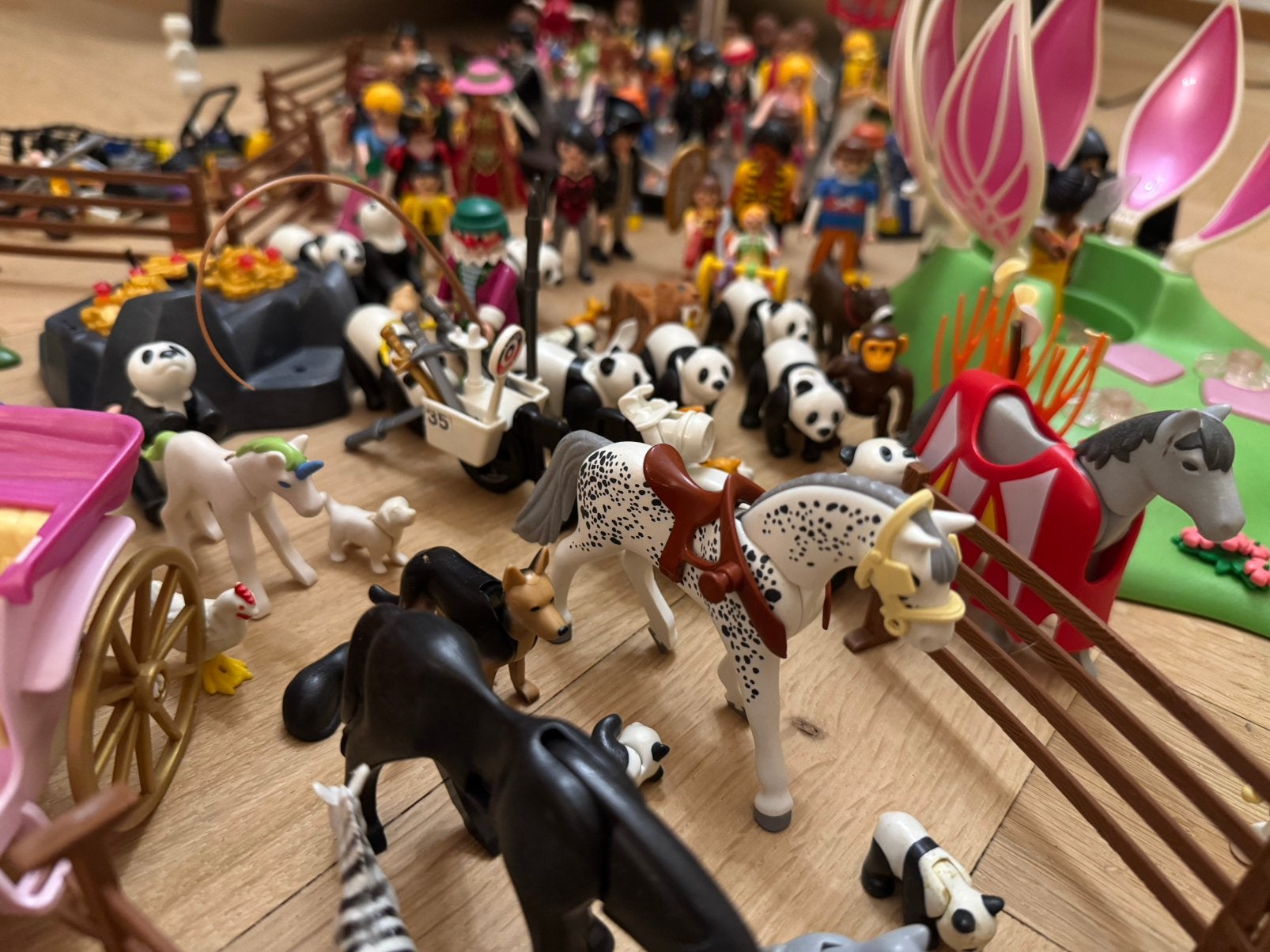 Grote partij Playmobil: Figuren, dieren en accessoires, Ophalen, Gebruikt, Losse onderdelen, Figuren
