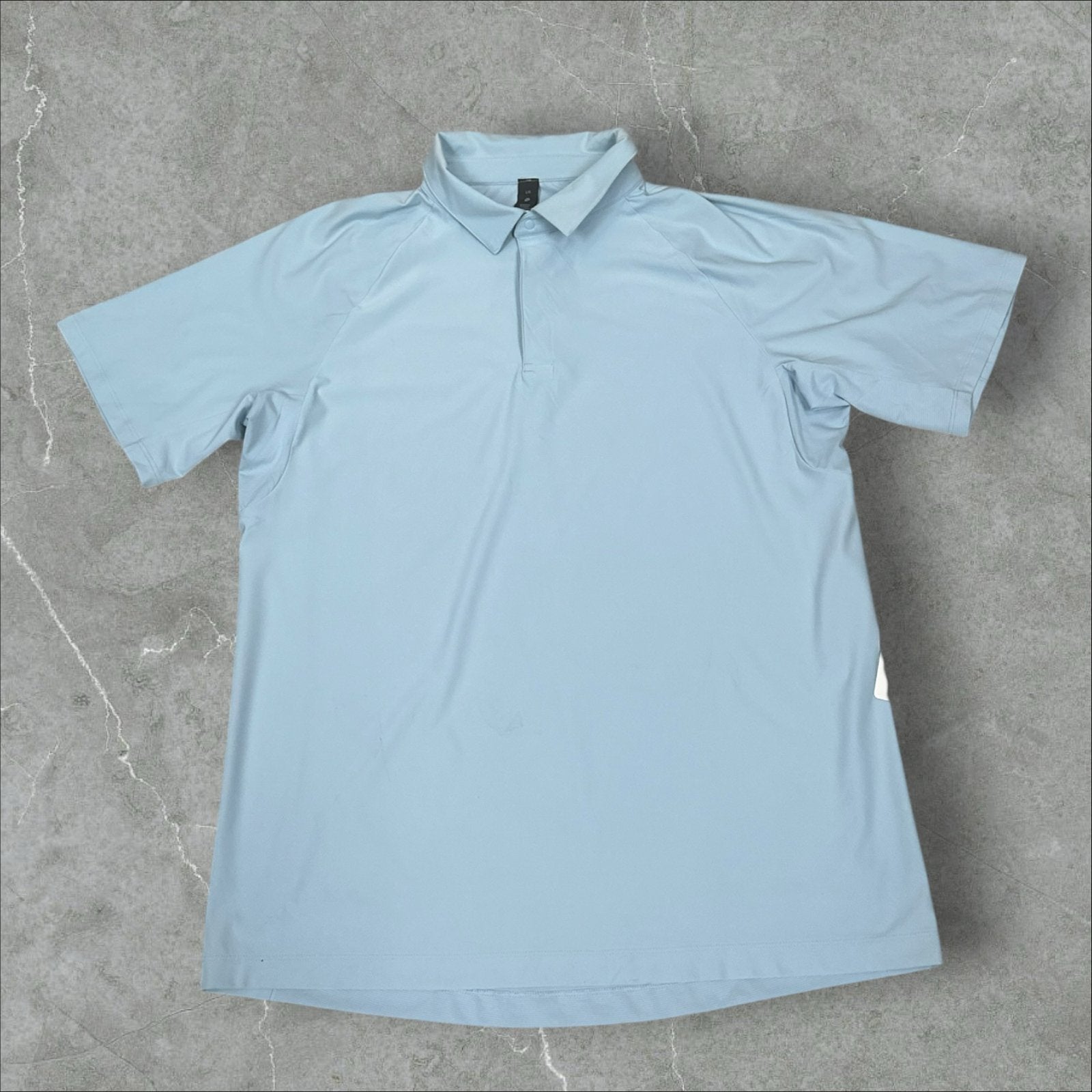 Lululemon Stretch Golf Polo - Maat L/G, Ophalen of Verzenden, Zo goed als nieuw, Maat 52/54 (L), Blauw