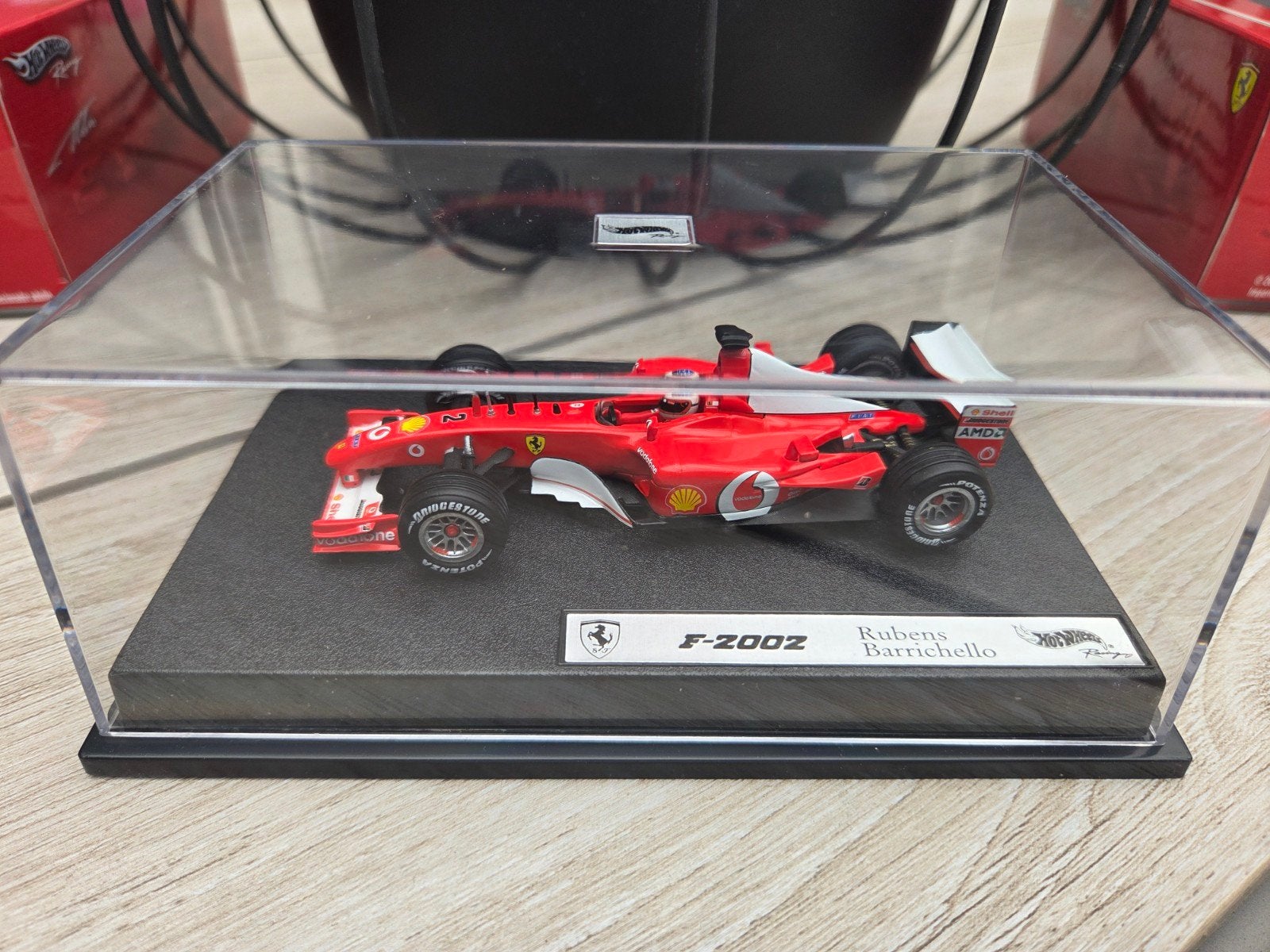 Hotwheels F1 Ferrari F 2002 Barrichello 1:43, Overige merken, Auto, ., Ophalen of Verzenden