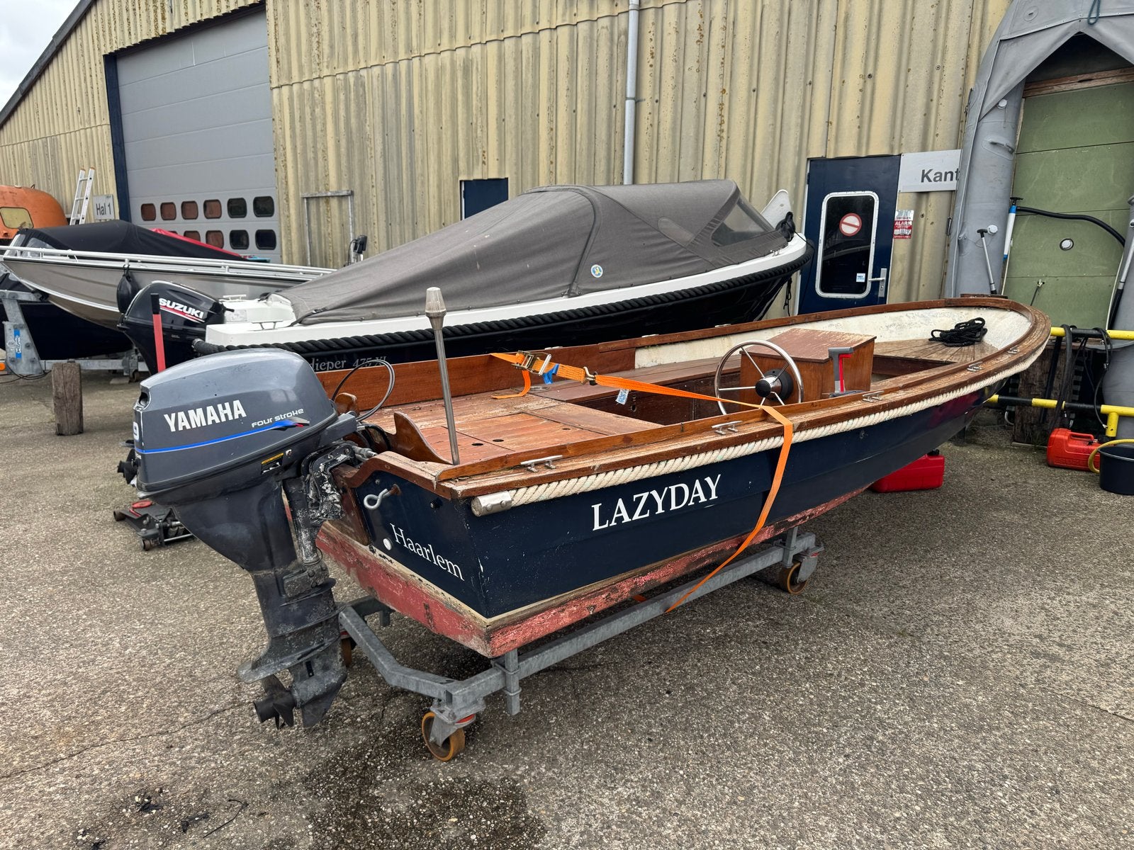 Opknapper sloep met Yamaha 9.9 Four Stroke buitenboordmotor, Benzine, Overige merken, Gebruikt, Buitenboordmotor