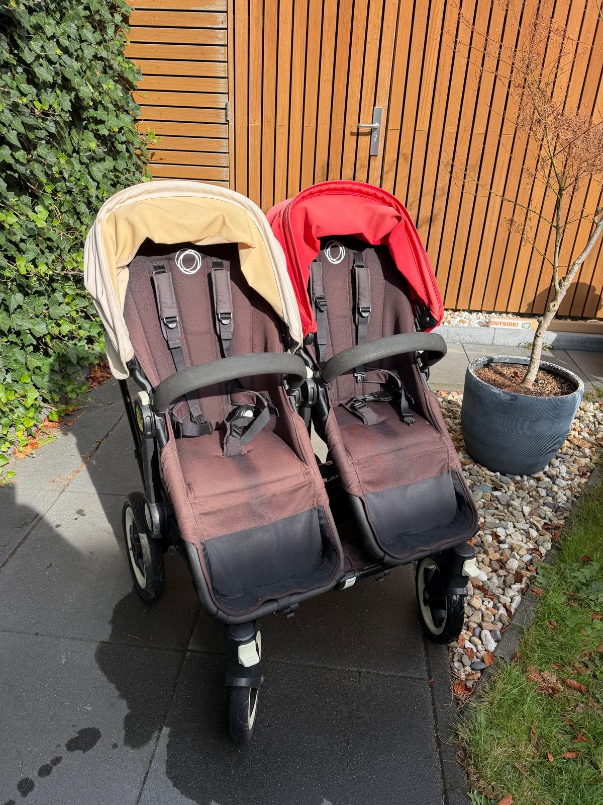 Bugaboo Donkey 2 Duo kinderwagen met accessoires, Gebruikt, Ophalen, Kinderwagen, Duowagen
