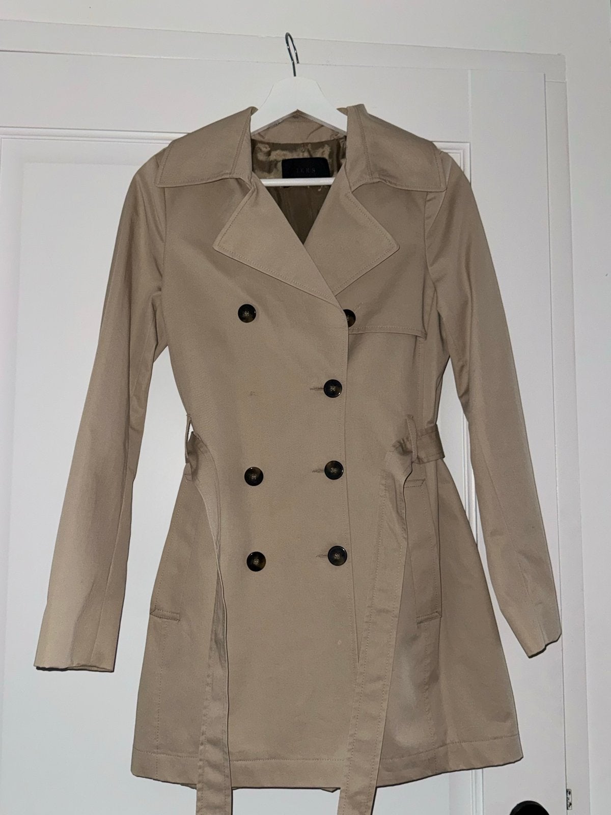 IKKS trenchcoat beige maat XS, Ophalen of Verzenden, Nieuw, Maat 34 (XS) of kleiner, Beige