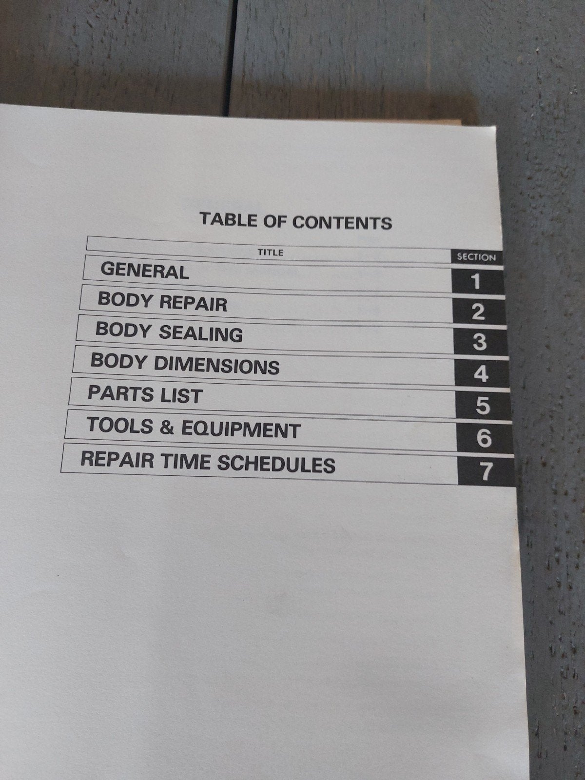REPAIR MANUAL FOR COLLISION DAMAGE TOYOTA COROLLA KE70 TE71, Ophalen of Verzenden