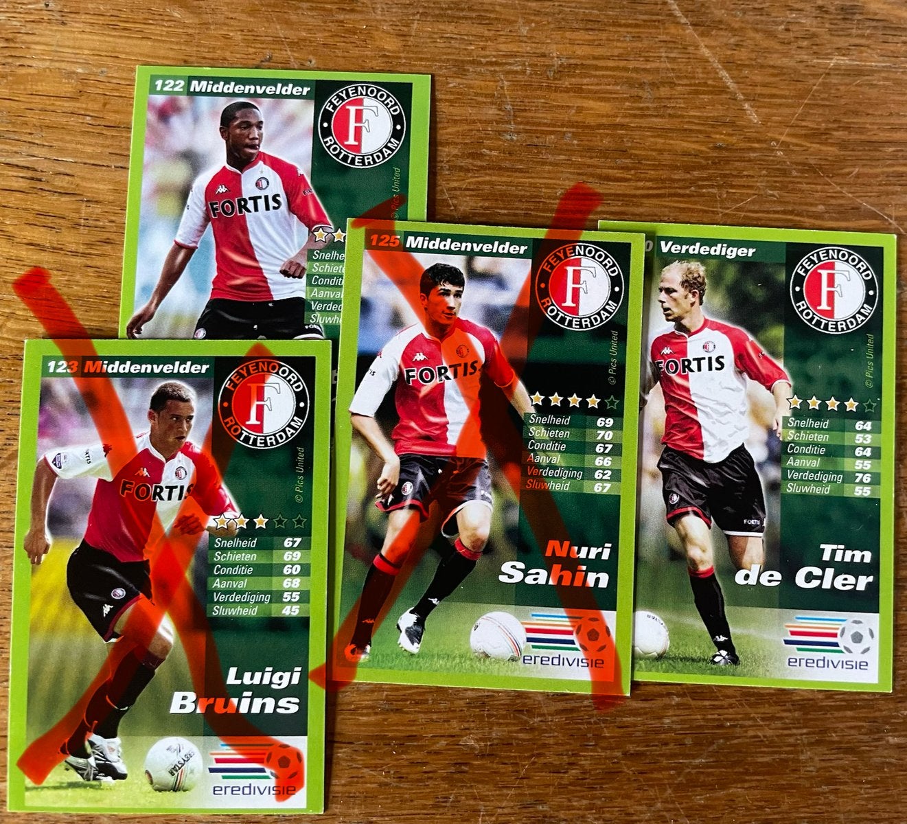 Feyenoord Eredivisie Online Spelerskaarten (2 stuks), Ophalen of Verzenden, Zo goed als nieuw, Feyenoord, Poster, Plaatje of Sticker