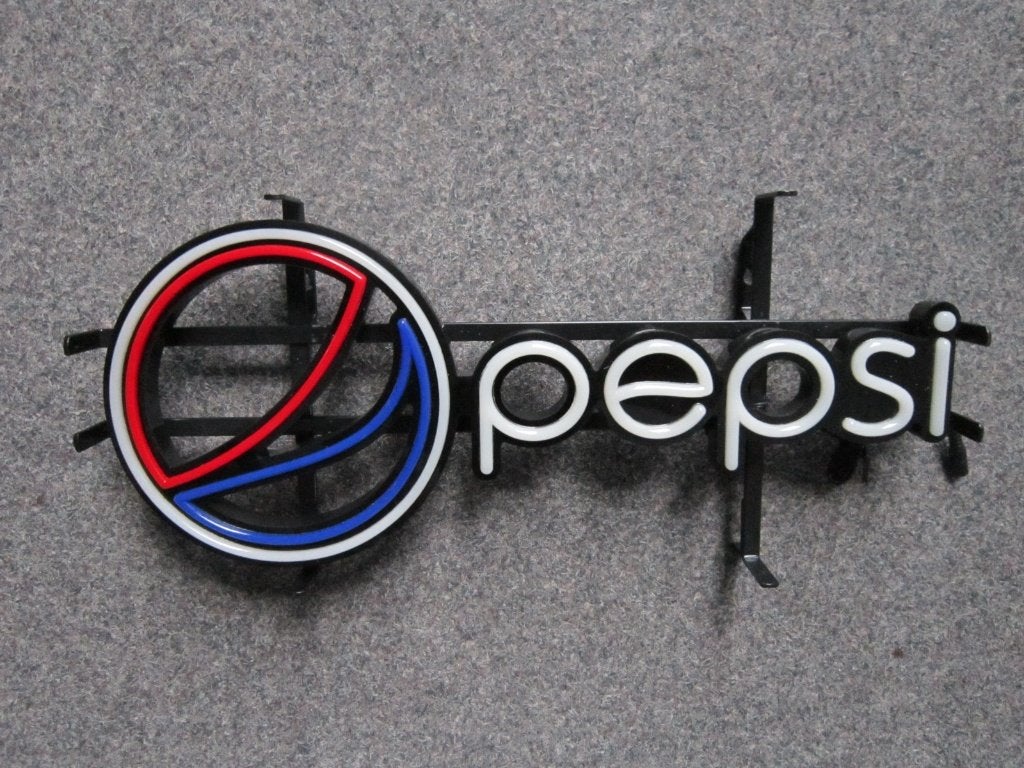 PEPSI COLA LED LICHTRECLAME, Verzamelen, Ophalen, Nieuw, Lichtbak of (neon) lamp
