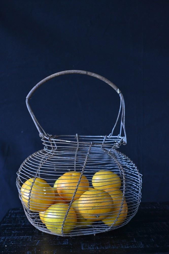 Oude Franse eiermanden BLOSSOM BROCANTE, Ophalen of Verzenden