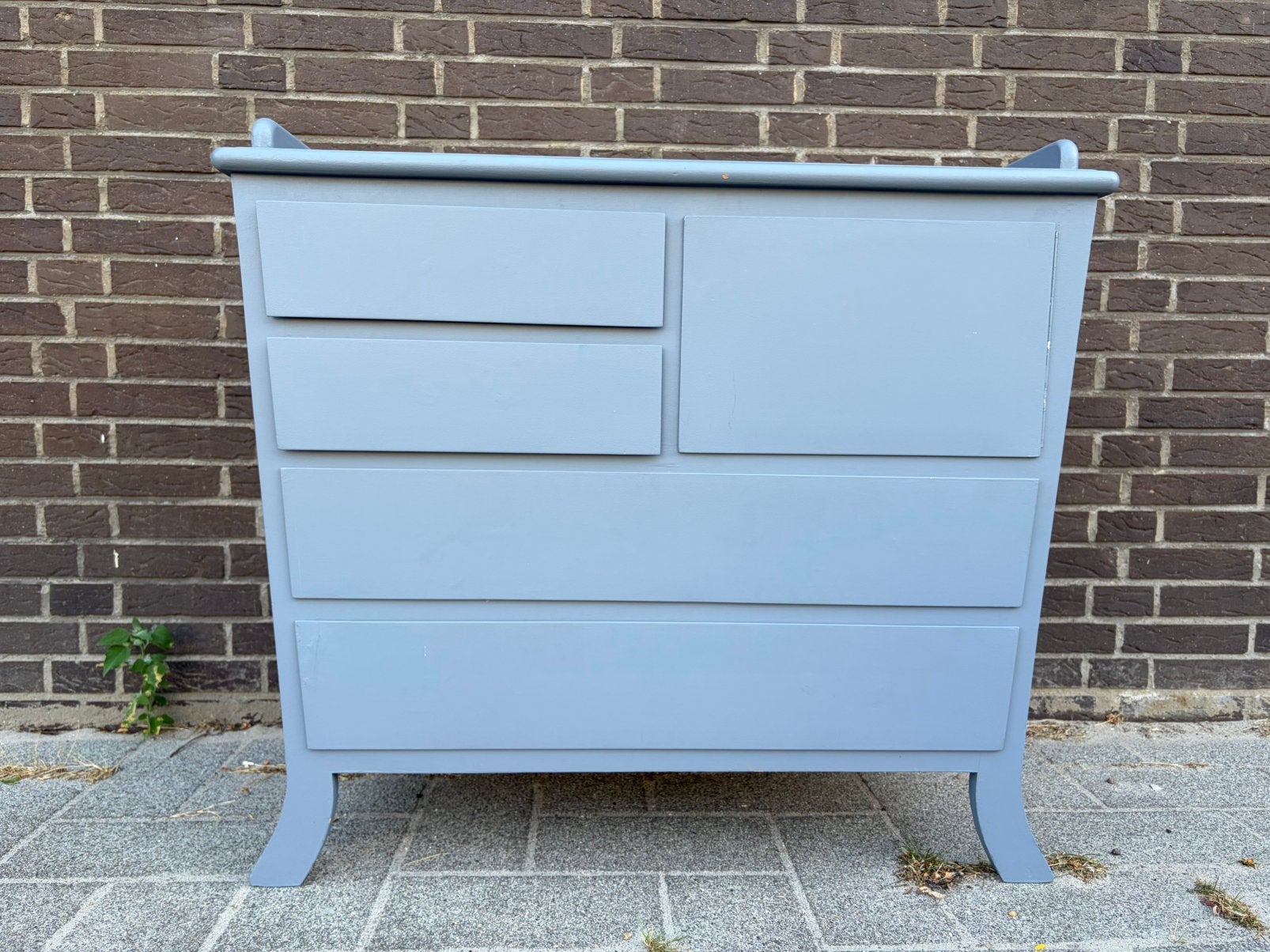 Vintage commode / dressoir, Ophalen, Gebruikt, 50 tot 100 cm, 3 of 4 laden