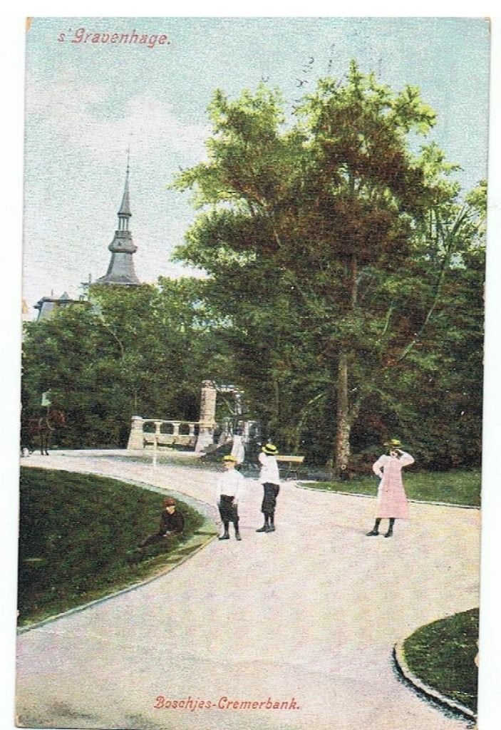 den Haag  Nr. 322  Cremerbank, Ophalen of Verzenden, Voor 1920, Gelopen, Zuid-Holland