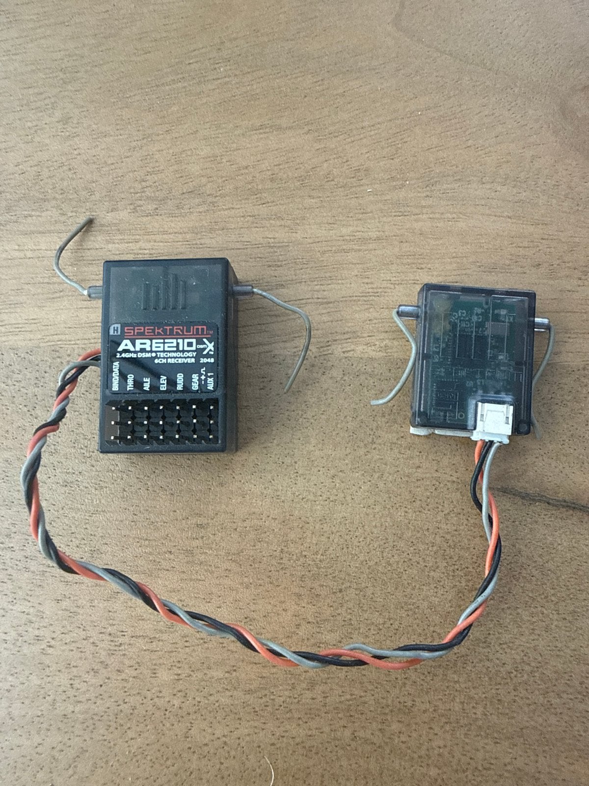 Spektrum AR6210-X 2.4GHz DSMX 6-kanaals ontvanger, Ophalen of Verzenden, Gebruikt, Vliegtuig, Overige merken