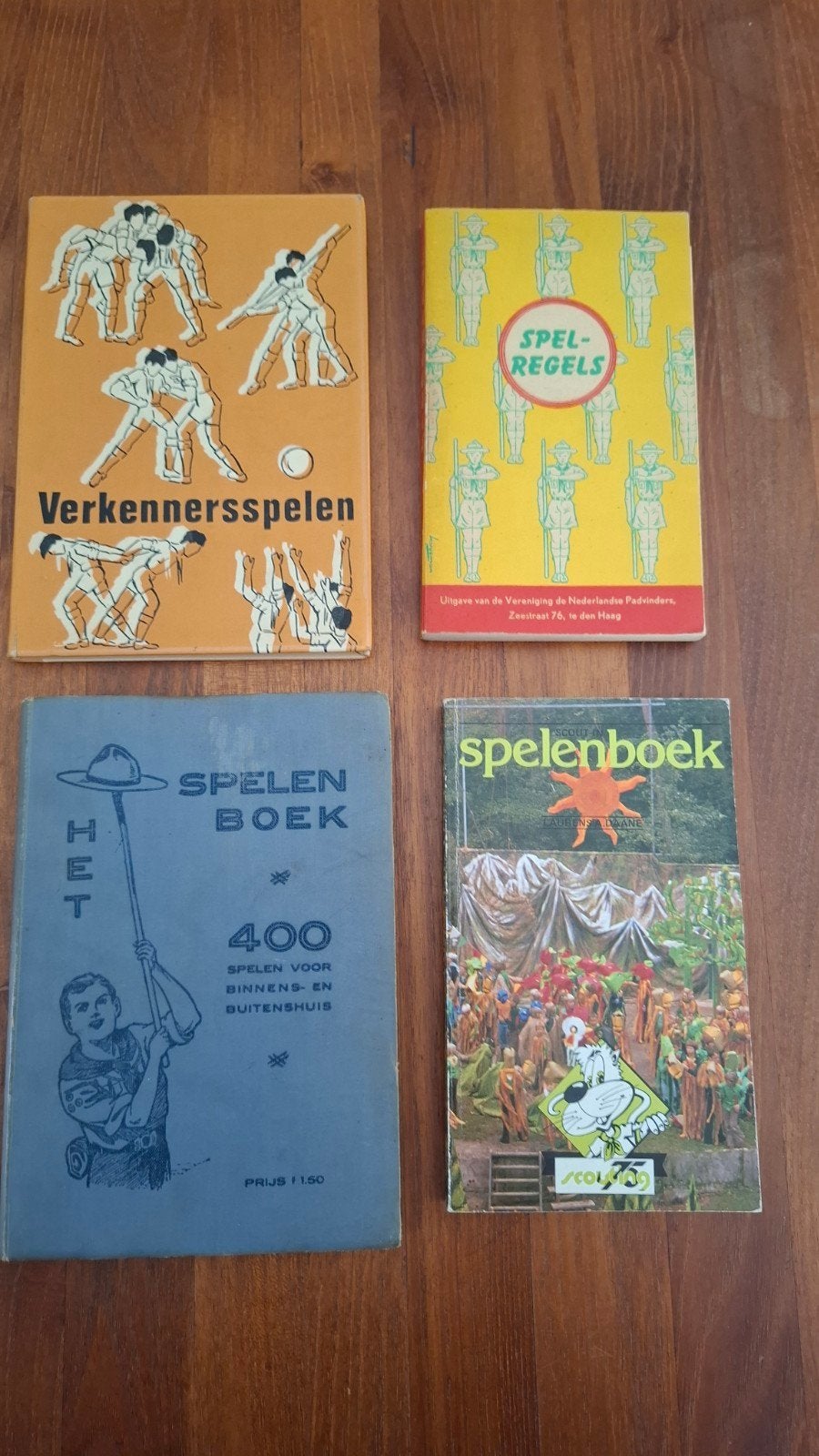 4 Scouting spelletjes boeken, Ophalen of Verzenden, Boek of Tijdschrift