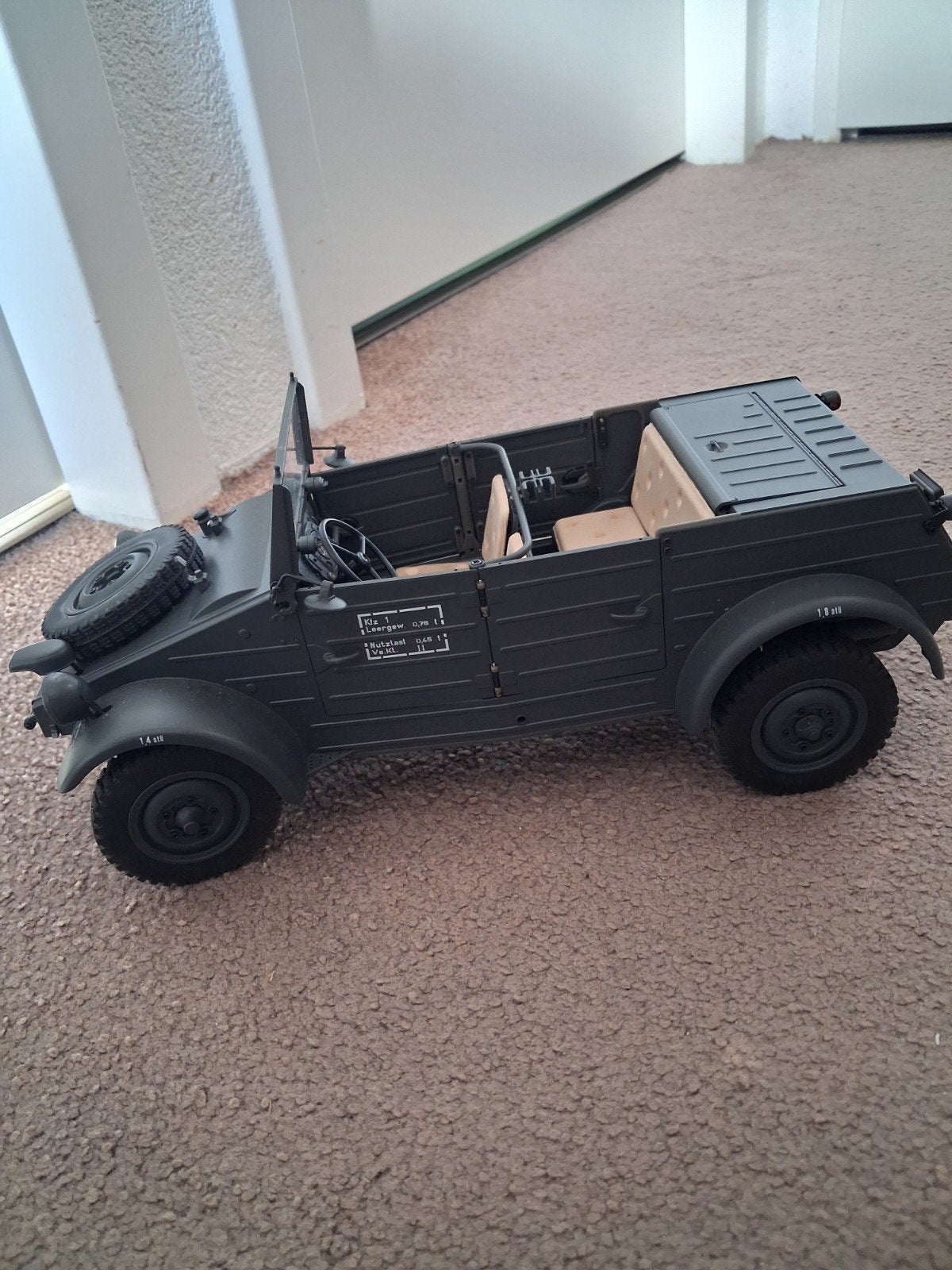 RC Kübelwagen Type 82, Gebruikt, Auto offroad, Schaal 1:10, RTR (Ready to Run)