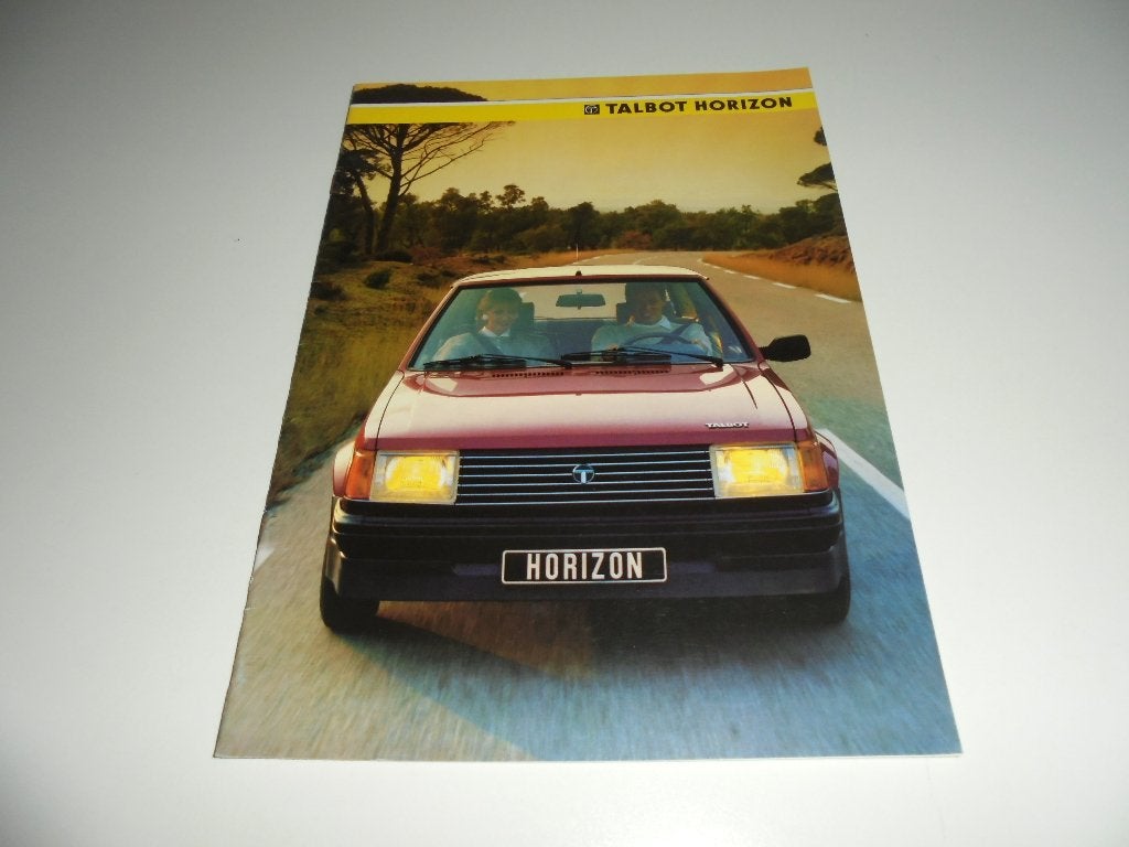 brochure Talbot Horizon  1985, Boeken, Auto's | Folders en Tijdschriften, Ophalen of Verzenden, Zo goed als nieuw, Overige merken