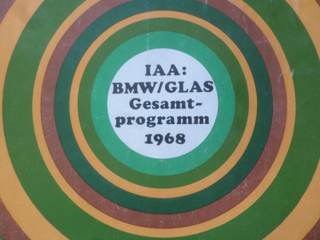 BMW Glas 1968 gamma magazine, Ophalen of Verzenden, Zo goed als nieuw, BMW