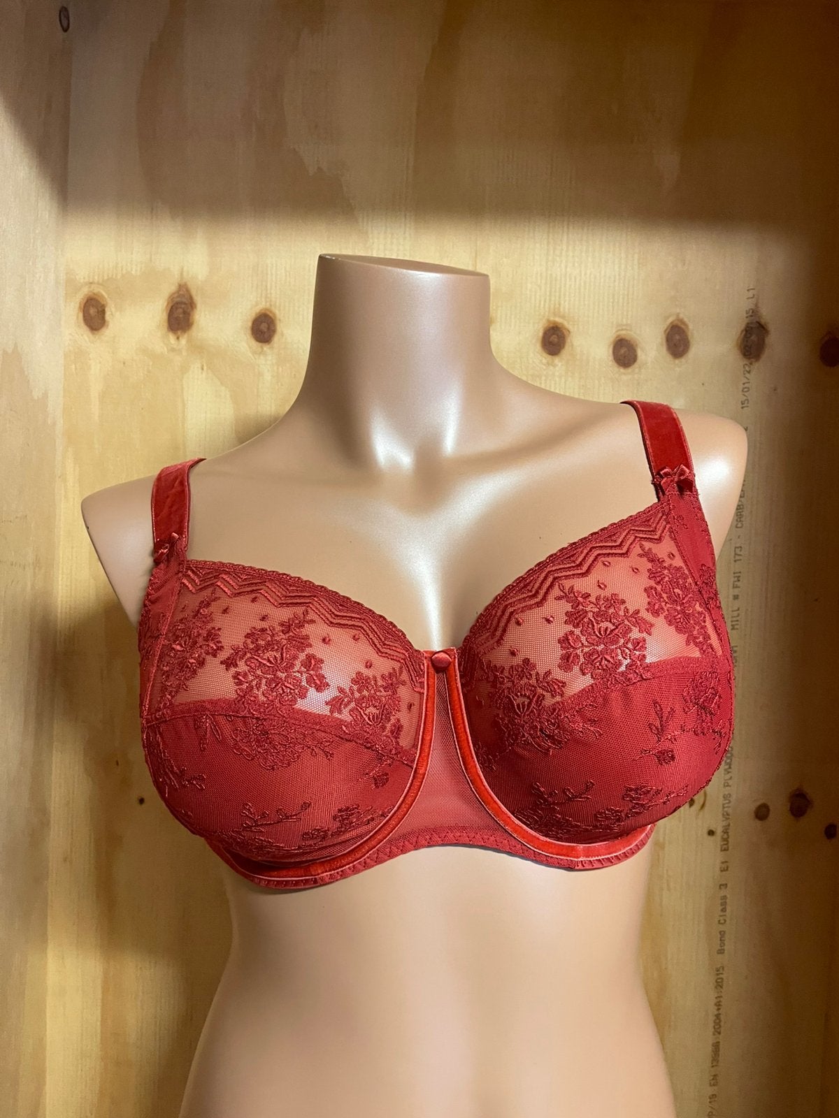 Empreinte bh maat 80f model ellen 07211, Verzenden, Rood, BH