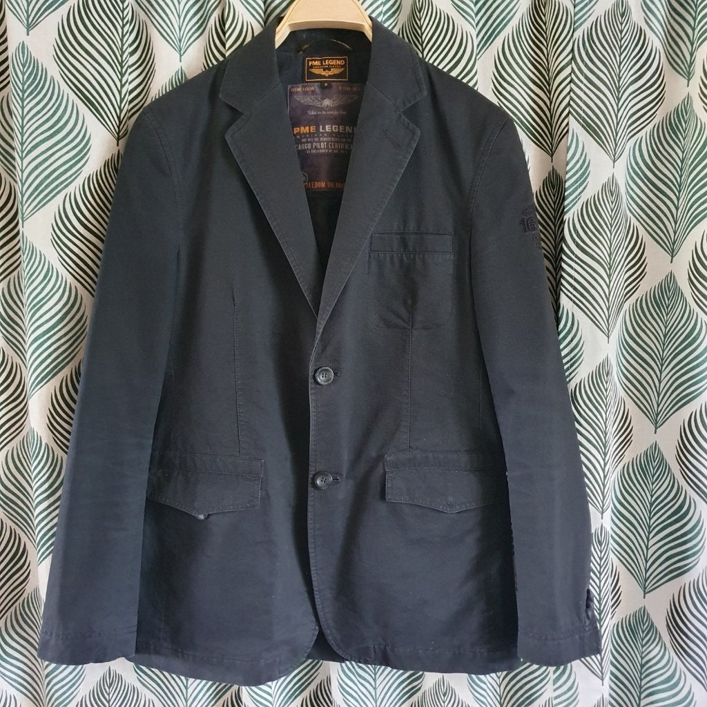 PME Legend blazer colbert van spijkerstof Maat M Nieuwstaat, Overige kleuren, Maat 48/50 (M), Ophalen of Verzenden, Zo goed als nieuw
