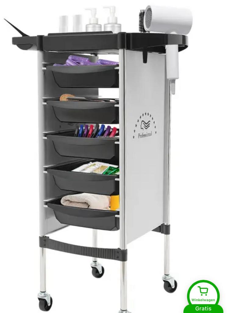 Te koop: kapperstrolley nog helemaal nieuw in doos, Ophalen of Verzenden, Nieuw