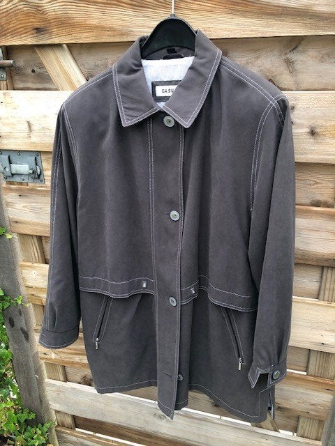 jas trenchcoat zomer herfst NIEUW Casual 42/44/46 grijs, Nieuw, Ophalen of Verzenden, Grijs, Casual Ladies