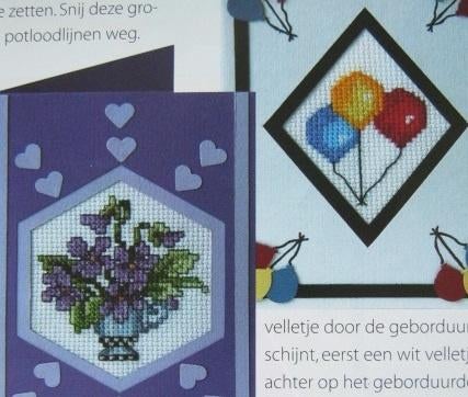 Borduurpatroon  Bloemen en Ballonnen  nr 5514, Verzenden, Nieuw, Handborduren, Patroon