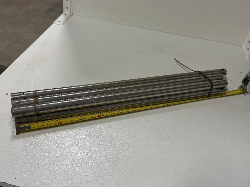 6 x Aluminium scepter 64 cm/60 cm, Ophalen of Verzenden, Gebruikt, Overige typen