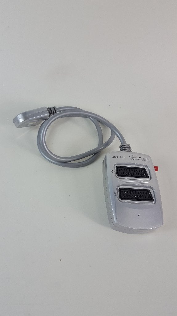 Vivanco Scart splitter, 2-voudig. Grijs. Werkt prima. 2A7, Tweedehands verkoop, Tweedehands verkoop, Gebruikt, Scartkabel