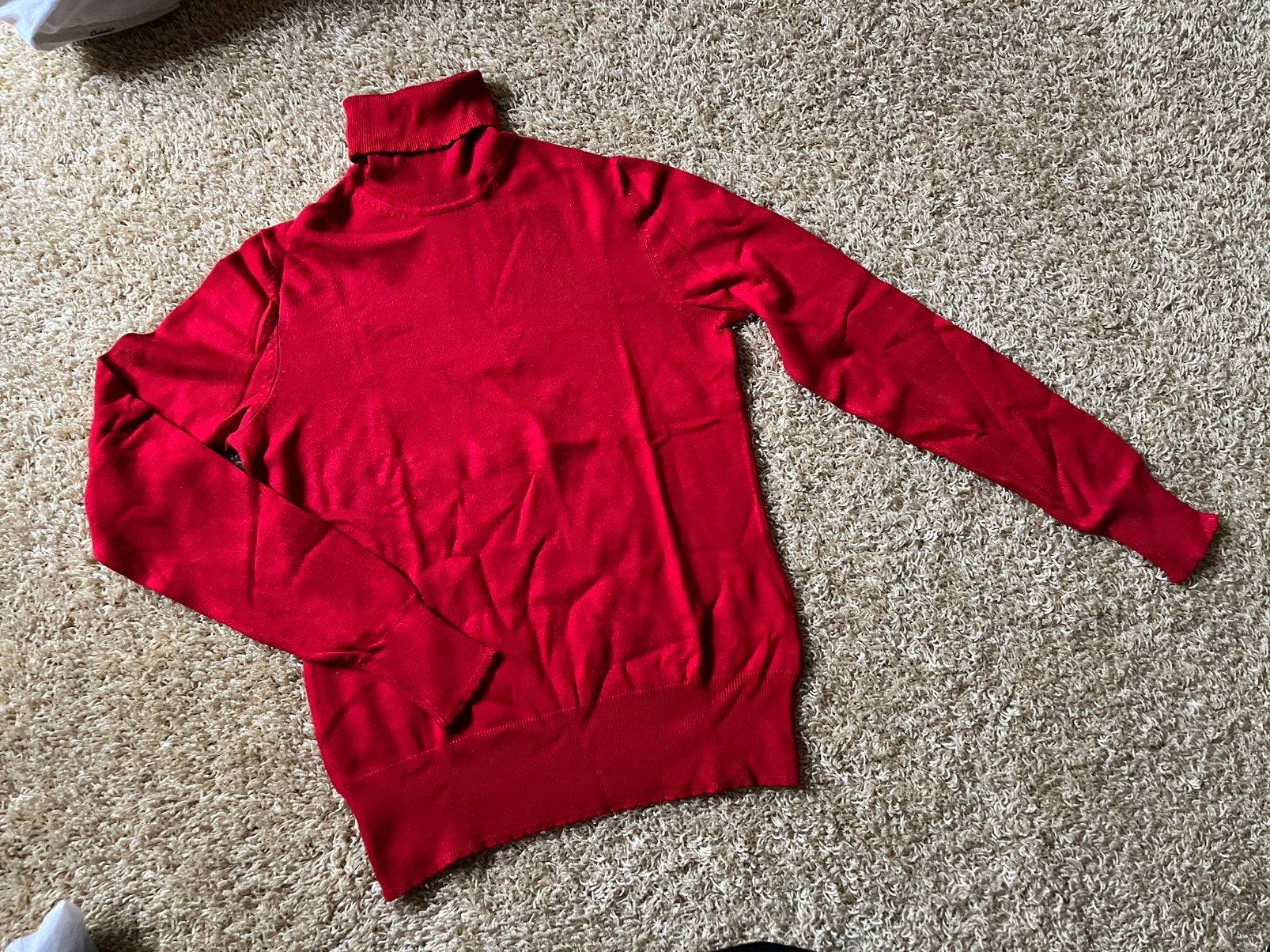 Lola Liza basic dunne col trui rood mt. XS, Kleding | Dames, Ophalen of Verzenden, Zo goed als nieuw, Maat 34 (XS) of kleiner