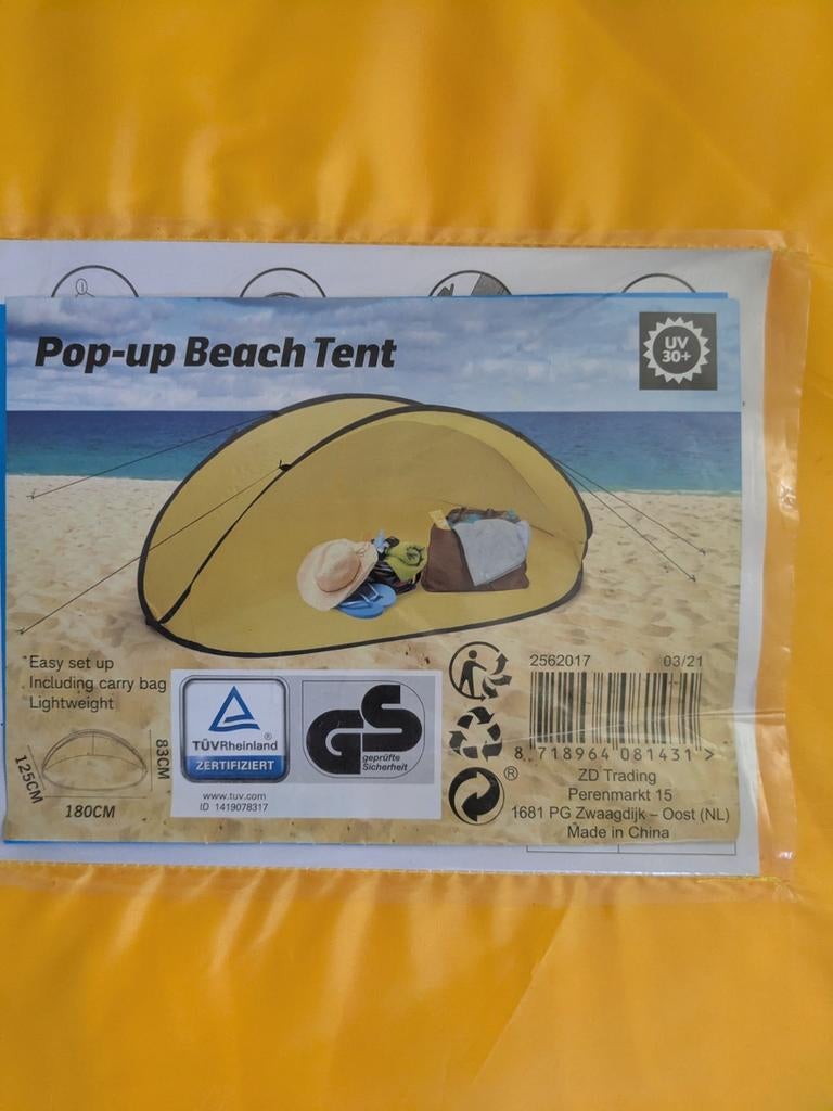 Beach tent. Strand tent. Nieuw, Caravans en Kamperen, Ophalen of Verzenden, Nieuw