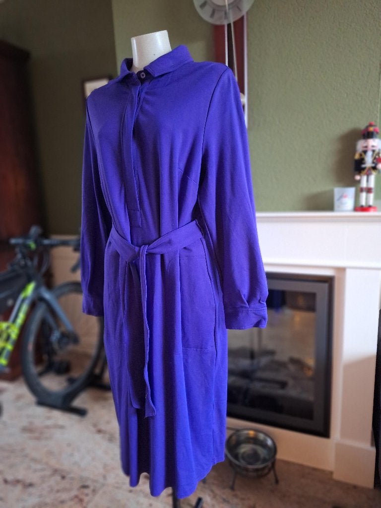 Ullla Popken paarse Selection jurk 46 /48 bijna nieuw, Verzenden, Paars, Maat 46/48 (XL) of groter, Ulla Popken