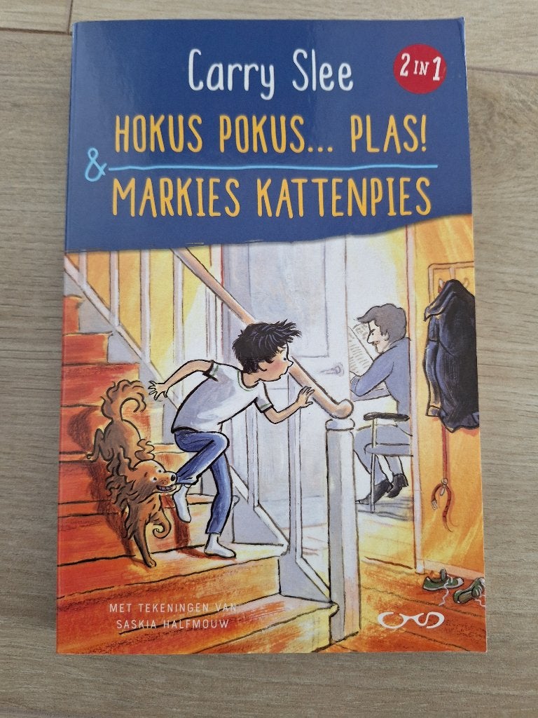 Boek:Houston Pokus.Plas en Markies Kattenpies, Ophalen of Verzenden, Zo goed als nieuw, Carry Slee, Fictie algemeen