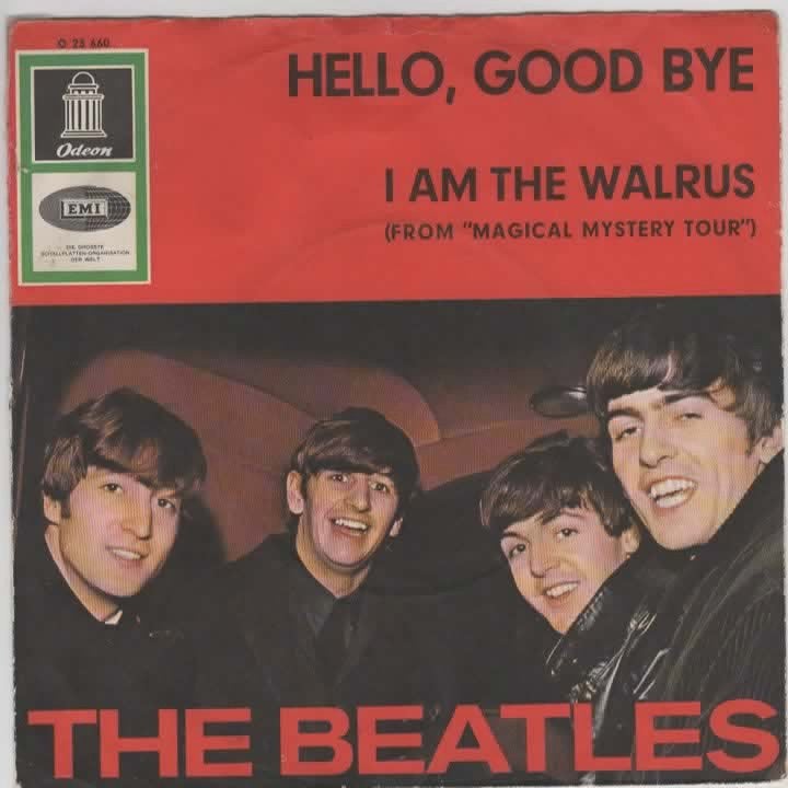 The Beatles- Hello Goodbye Duitse persing, Cd's en Dvd's, Vinyl Singles, Fotohoes, Verzenden, Gebruikt, Pop