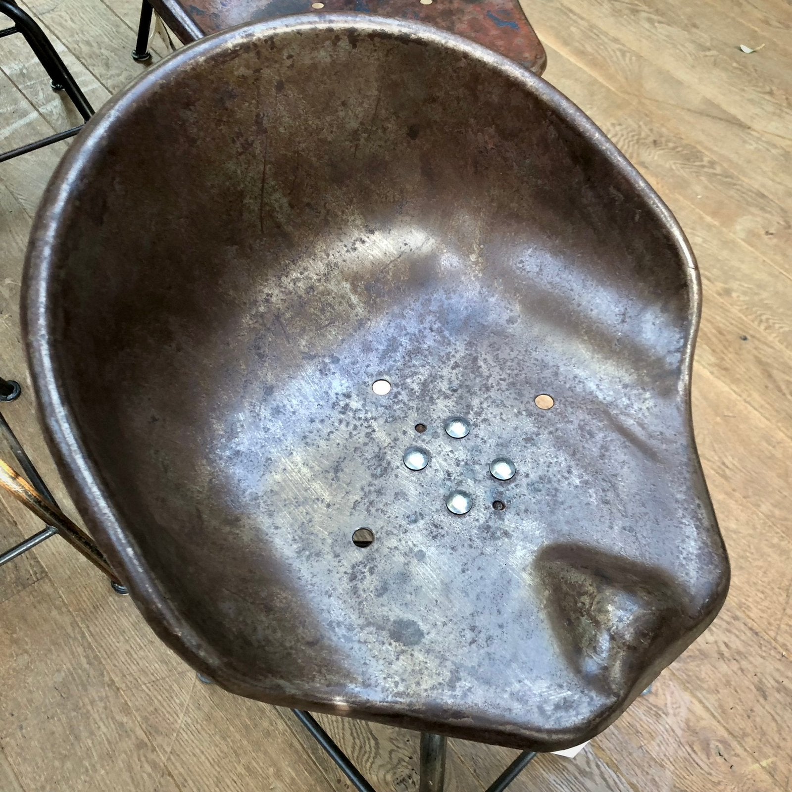 Tractor kruk, vintage krukken, stoel, stoelen, industriële, Ophalen