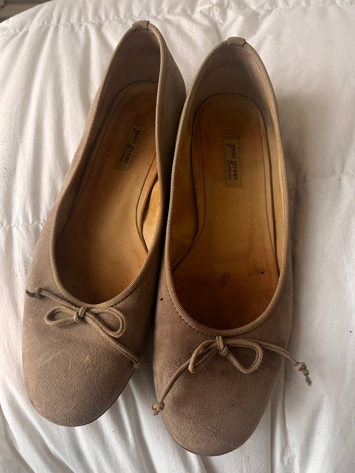 Paul Green ballerina maat 39, Beige, Gedragen, Ballerina's, Ophalen of Verzenden