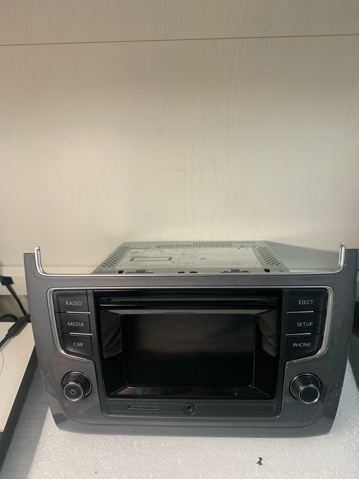 Volkswagen mib pq repair dsply Rns radio 6C0 035 869 defect, Auto diversen, Autoradio's, Ophalen of Verzenden, Gebruikt