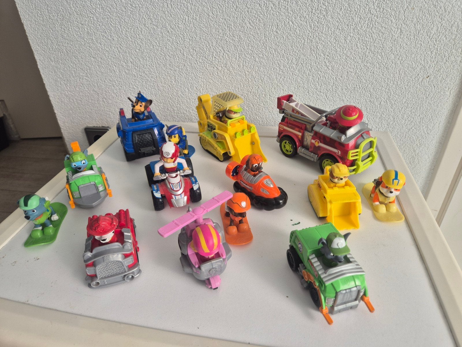 Paw patrol voertuigen, Kinderen en Baby's, Speelgoed | Speelgoedvoertuigen, Ophalen of Verzenden, Zo goed als nieuw