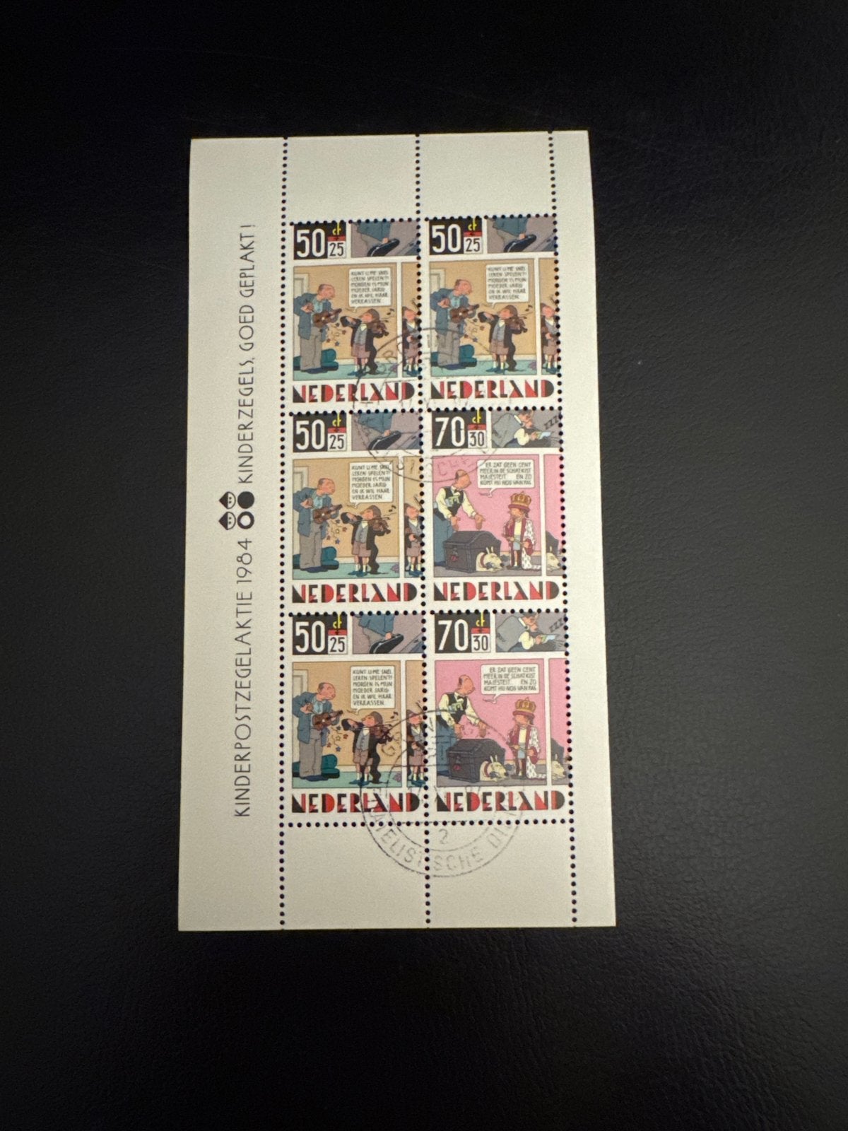 Blok Kinderpostzegels 1984 - Goed Geplakt! Gestempeld, Postzegels en Munten, Postzegels | Nederland, Ophalen of Verzenden, Na 1940
