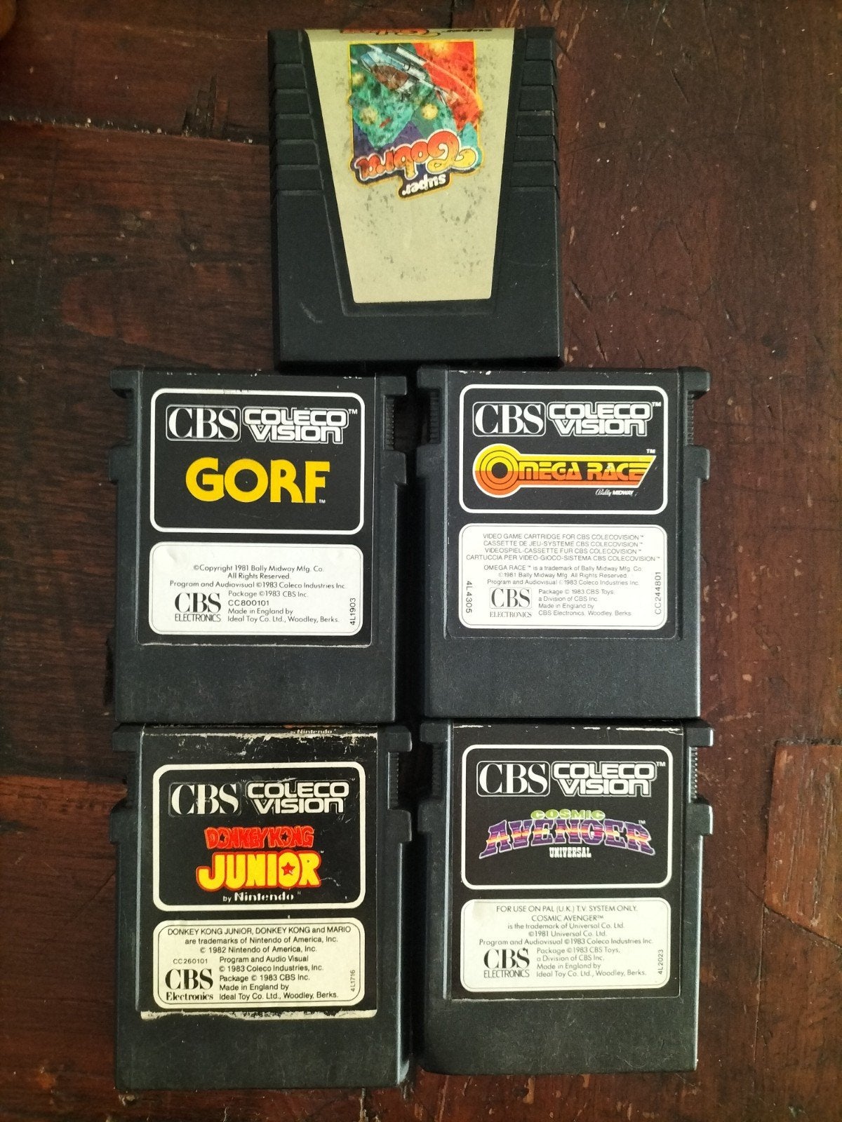 Vintage ColecoVision Games - Donkey Kong, Omega Race, Gorf, Spelcomputers en Games, Games | Overige, Gebruikt, Overige genres