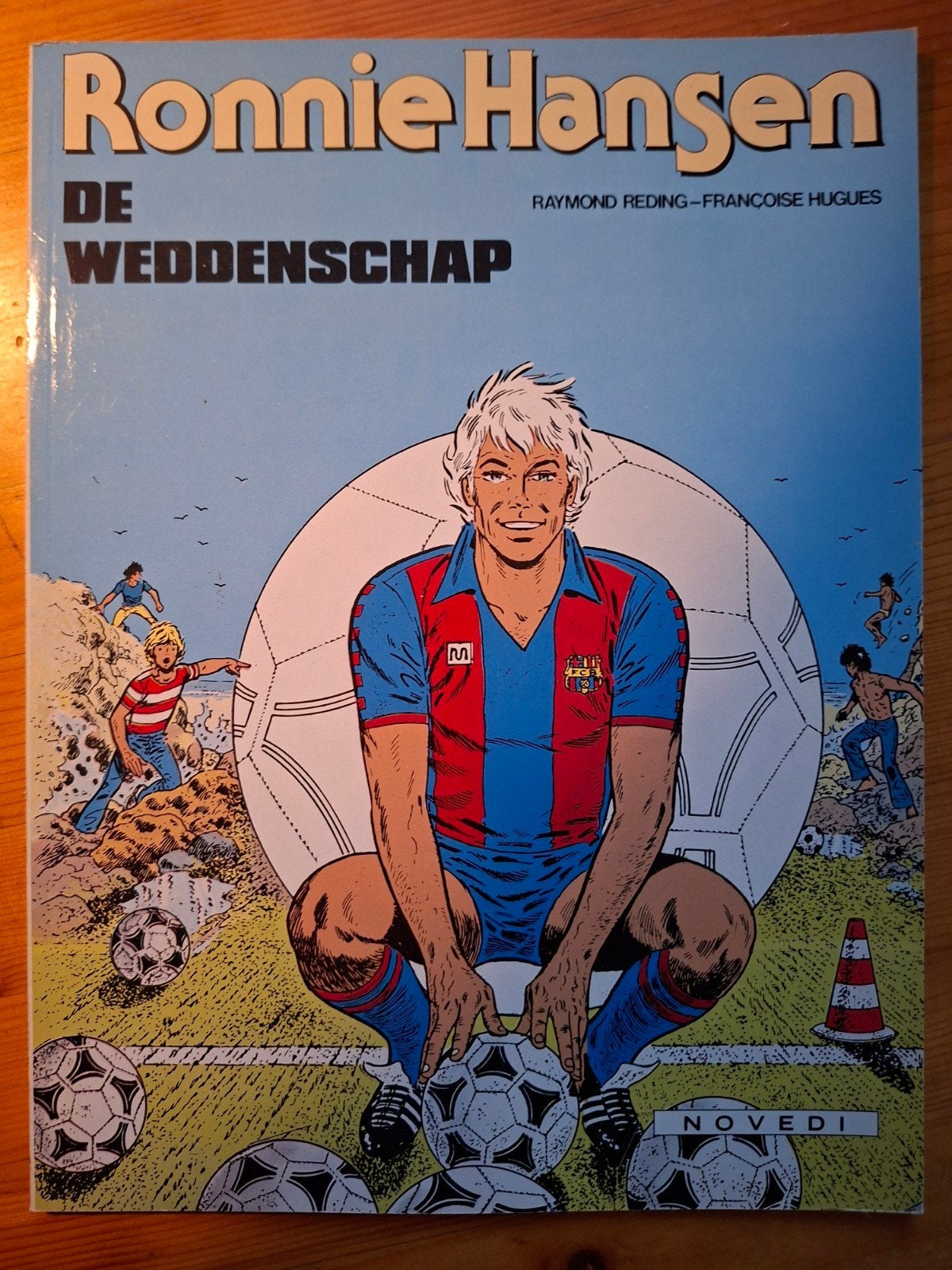 Ronnie Hansen - De Weddenschap (Stripboek), Eén stripboek, Ophalen of Verzenden, Gelezen, Raymond Reding