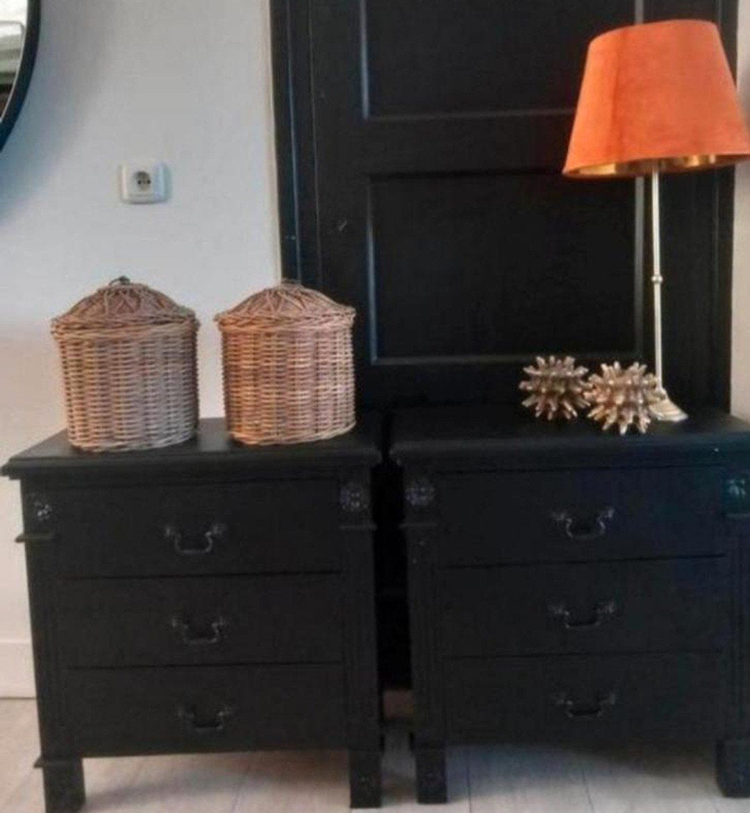 2 landelijke stoere ladenkasten, Ophalen