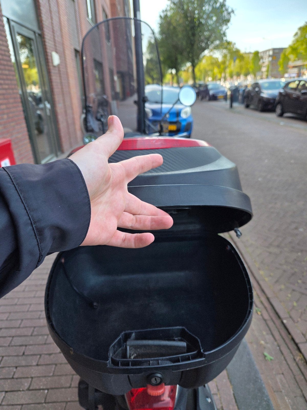 Sym Fiddle II scooter met windscherm en topkoffer, Ophalen, Gebruikt, Benzine, SYM
