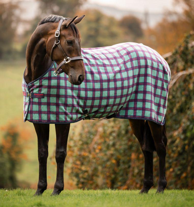Horseware Rhino fleece cooler, Dieren en Toebehoren, Paarden en Pony's | Dekens en Dekjes, Full (L), Nieuw, Groen, Horseware
