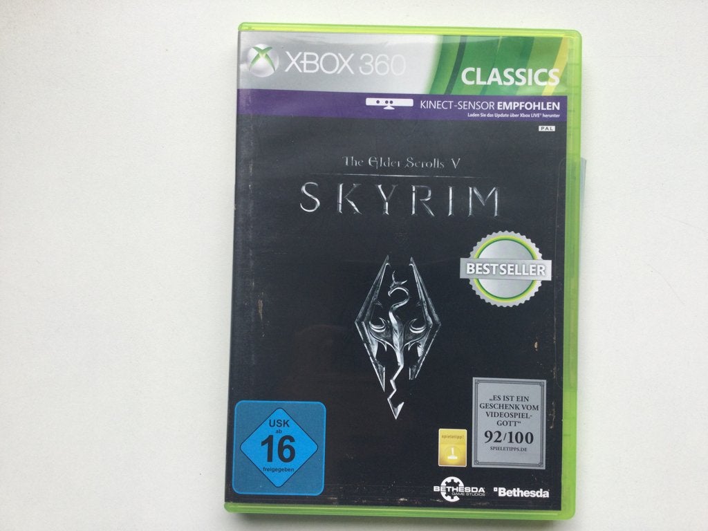 Microsoft Xbox 360 Spiel The Elder Scrolls V Skyrim, Online, Gebruikt, 1 speler, Ophalen of Verzenden