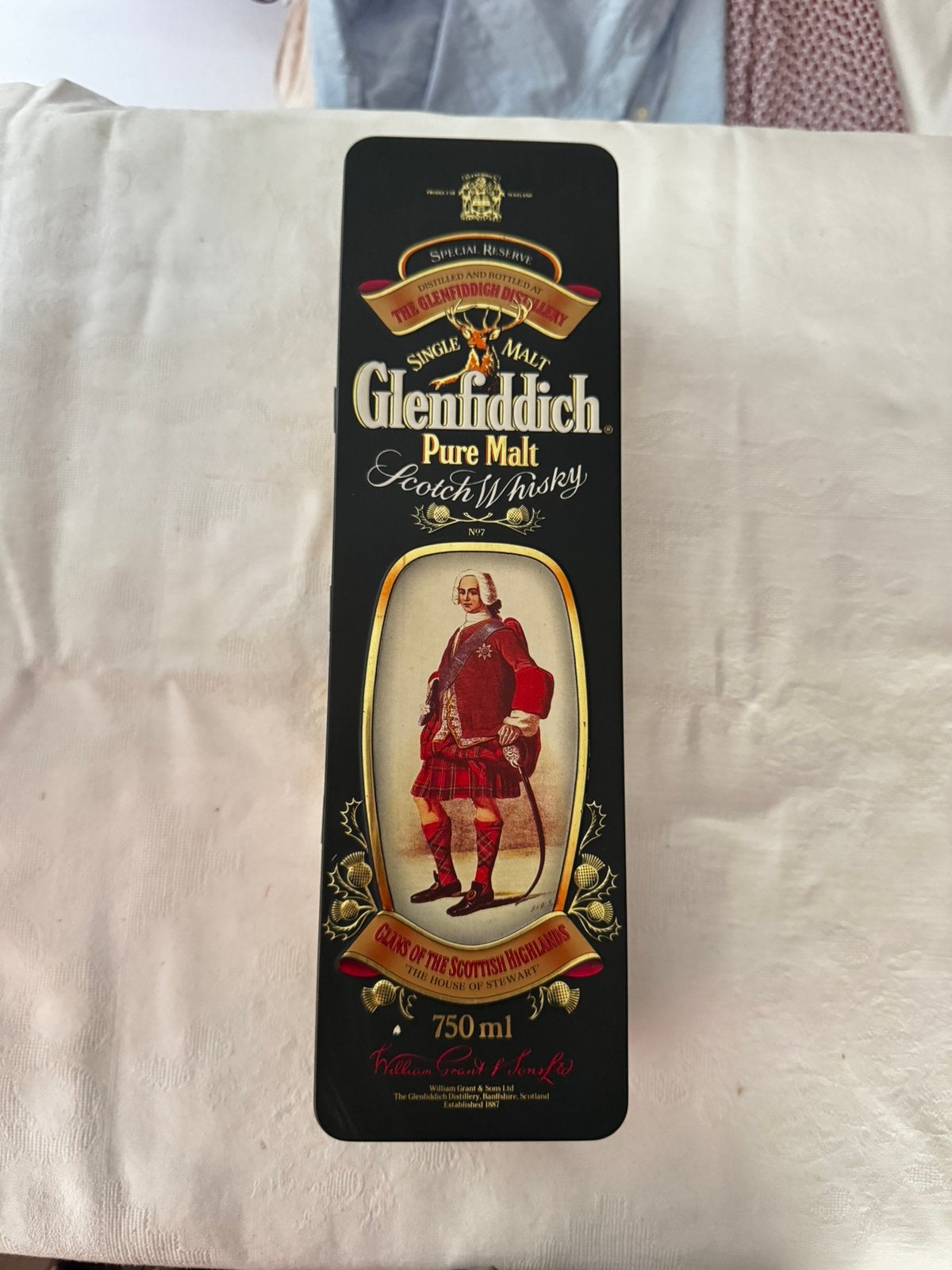 Glenfiddich Clans of the Scottish Highlands blik, Verzamelen, Ophalen of Verzenden, Zo goed als nieuw, Overige