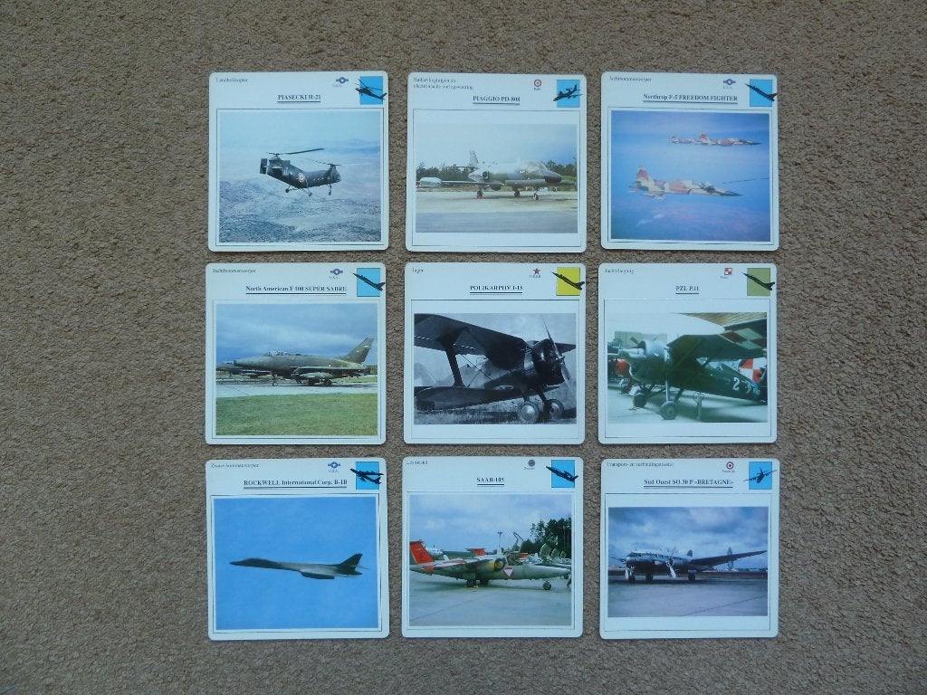 Mooie fotokaarten waarop militaire vliegtuigen met gegevens, Ophalen of Verzenden, Luchtmacht, Nederland, Foto of Poster