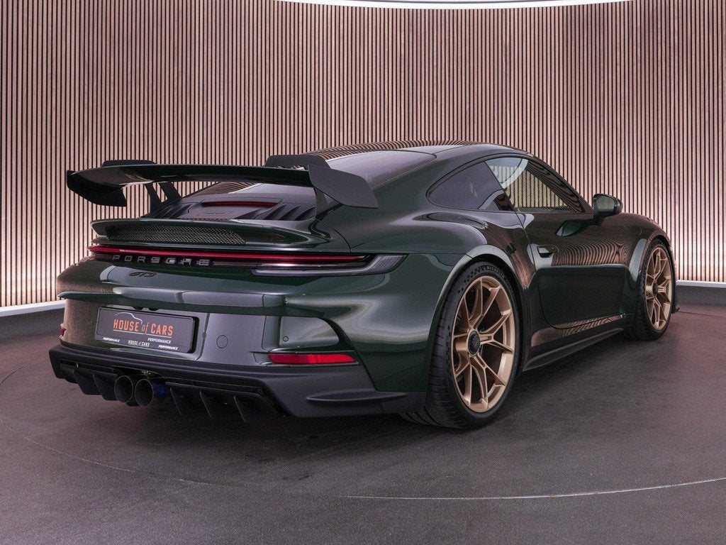 Porsche 911 4.0 GT3 |PTS Brewster green|dealer onderhouden|n, Automaat, Achterwielaandrijving, 510 pk, Leder