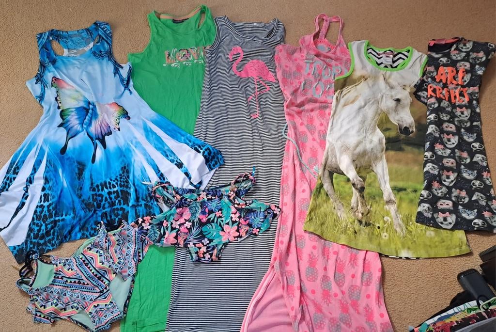 Zomer kleding pakket 146/152, Ophalen, Zo goed als nieuw, Maat 146